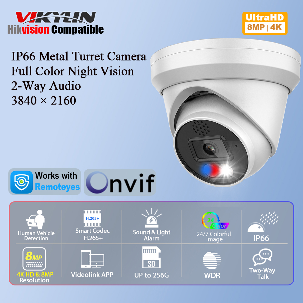 Home Security Images - Vikylin 4K 8MP 알람 풀 컬러