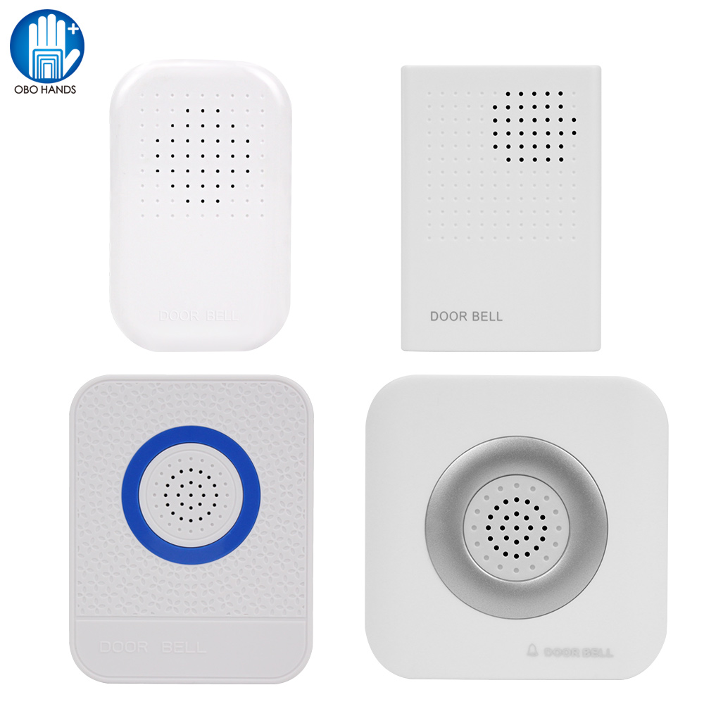 Home Security Ring System - 4 전선 유선 흰색 초인종 DC12V