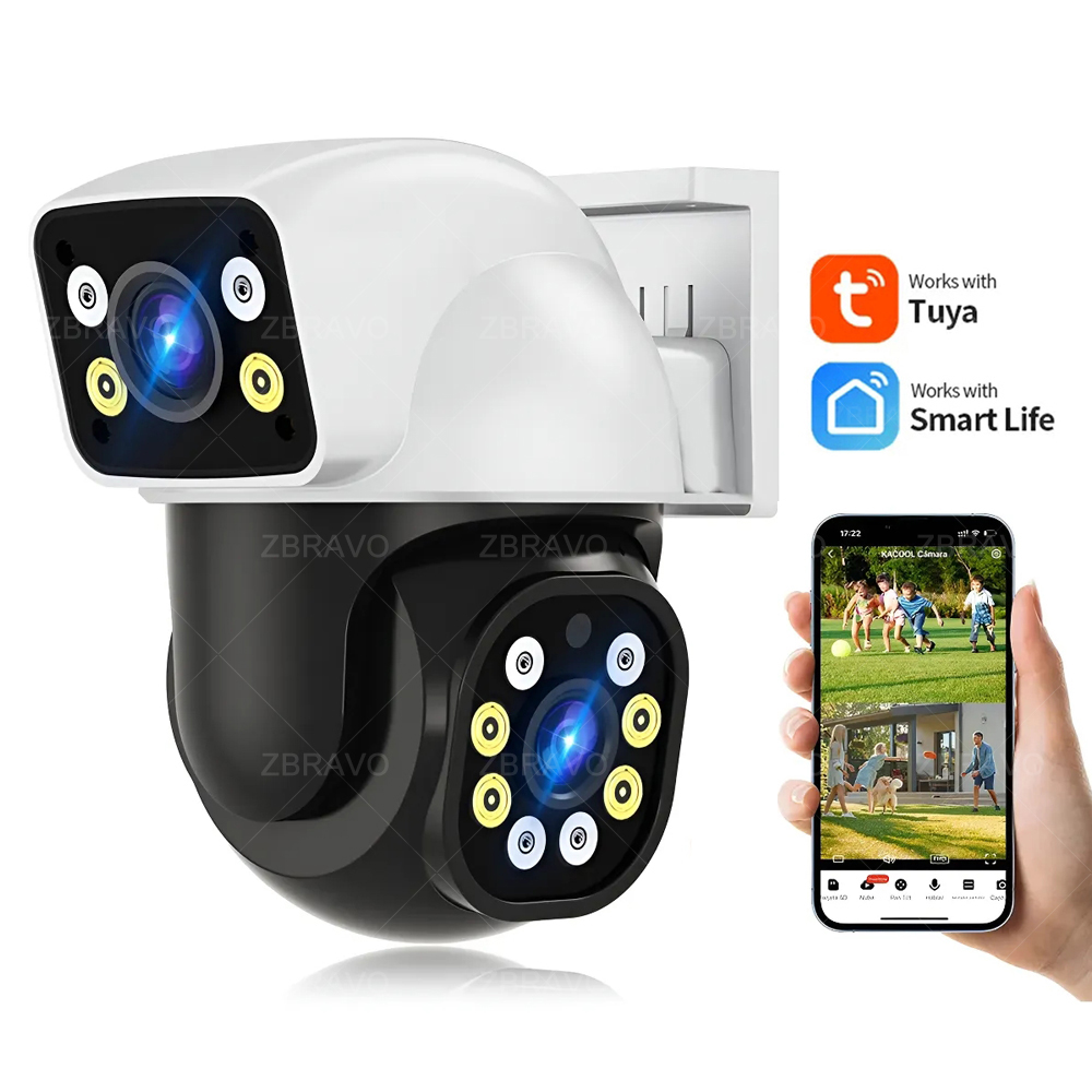 Home Security Video Cameras - Smartlife 8MP WiFi Tuya 야외 카메라
