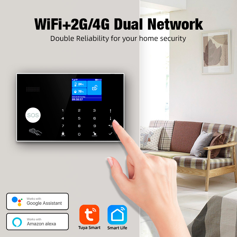 Home Security Ring System - KERUI 4G 알람 도어벨 링 버튼