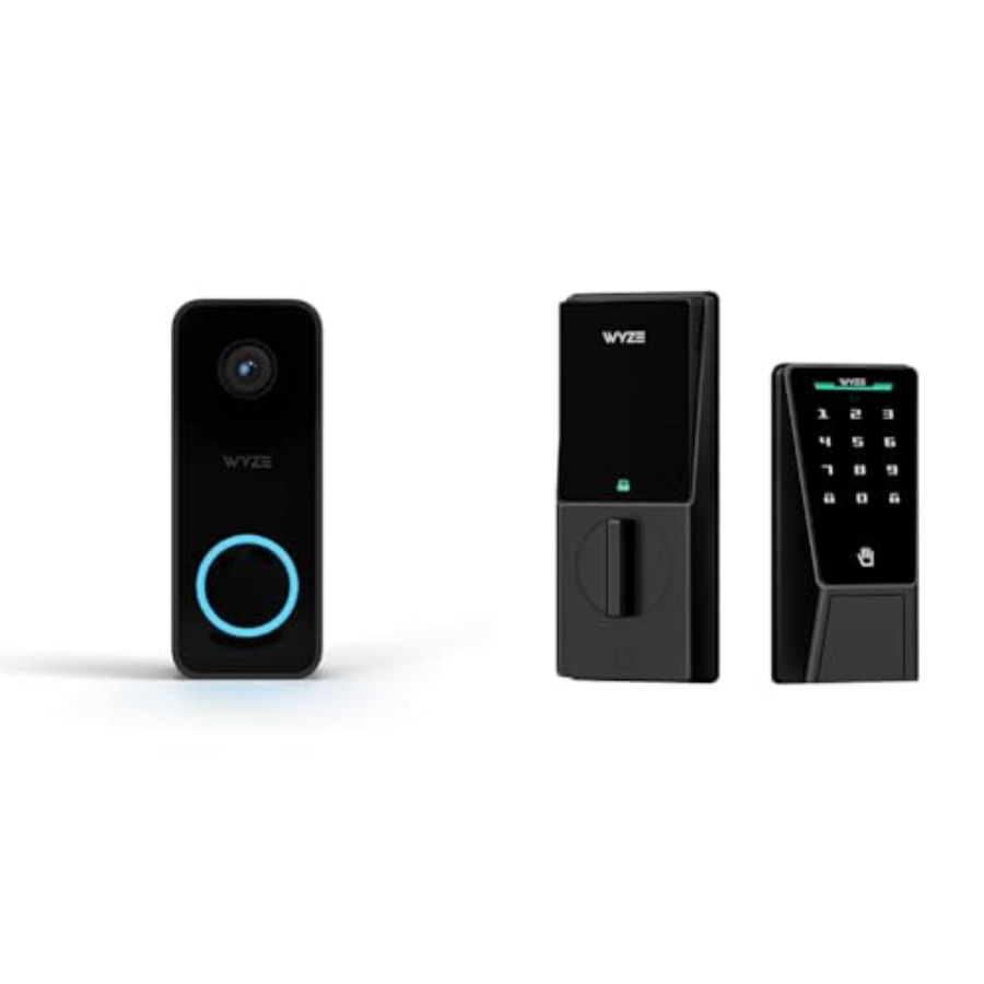 Home Security Bundle - 스마트 도어벨 카메라와 손바닥 정맥 인식