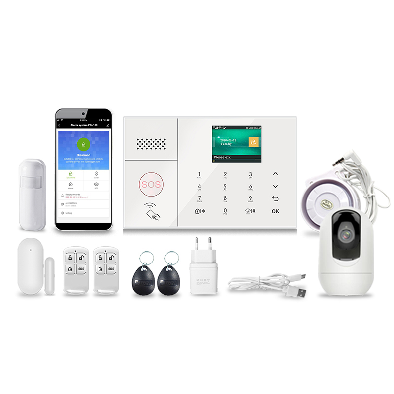 Home Security Using Gsm - 최고의 판매TUYA 무선 경보 보안 시스템