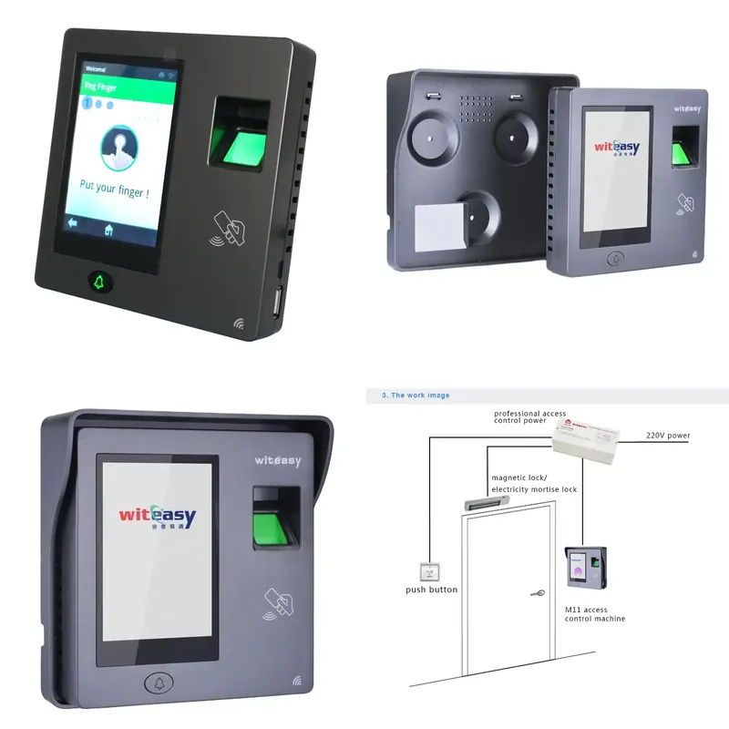Home Security Ring System - 와이파이 카메라 출입 통제 4.0인치 스마트