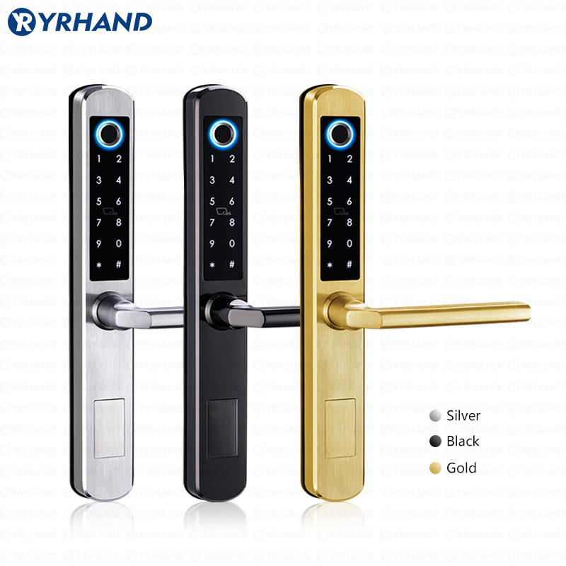 IP66 골드 스테인레스 스틸 슬라이딩 유리 스마트 잠 - Home Security Keypad 리뷰 및 가격