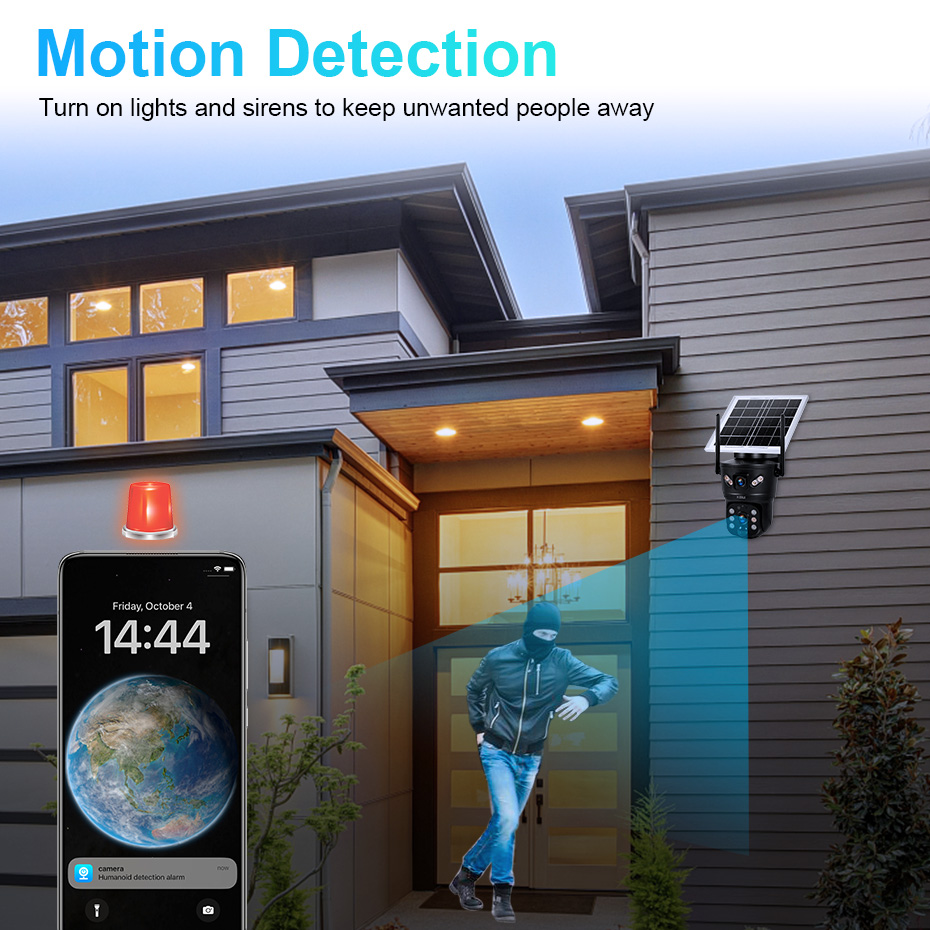 KERUI 6MP 4G SIM WiFi 태양광 카메라  - Home Security Product 리뷰 및 가격
