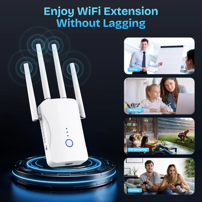 1200Mbps 듀얼 밴드 WiFi 리피터 무선 2.4 - Home Security Bundle 리뷰 및 가격