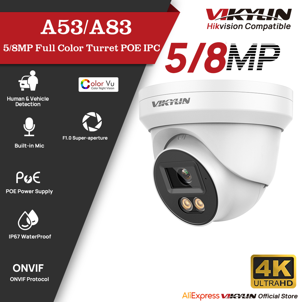 VIKYLIN 5/8MP HD IP 보안 카메라 Poe - Home Security Images 리뷰 및 가격