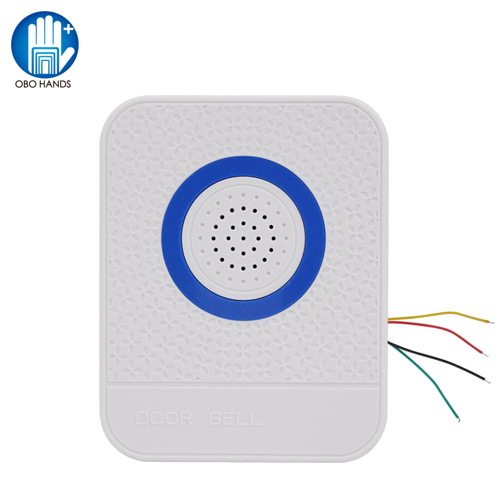 4 와이어 유선 화이트 초인종 DC12V 액세스 제어  - Home Security Ring System 리뷰 및 가격