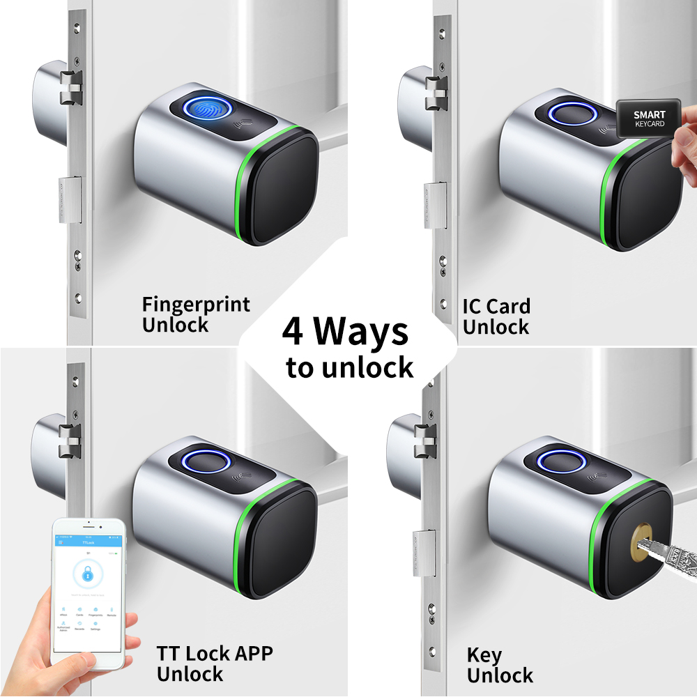 TTLOCK 앱 전자 디지털 스마트 실린더 지문 또는  - Home Security Keypad 리뷰 및 가격
