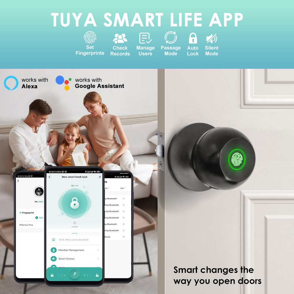 투야 전자 도어락 스마트 외부 도어락 지문 키 스마트  - Home Security Keypad 리뷰 및 가격