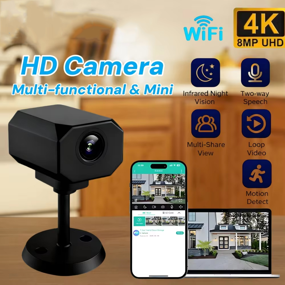 4K HD WiFi 보안 카메라, 가정용 미니 스마트  - Home Security And Cameras 리뷰 및 가격