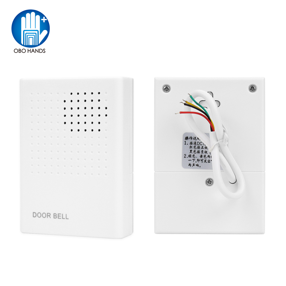 4 전선 유선 흰색 초인종 DC12V 액세스 제어 도어 - Home Security Ring System 리뷰 및 가격