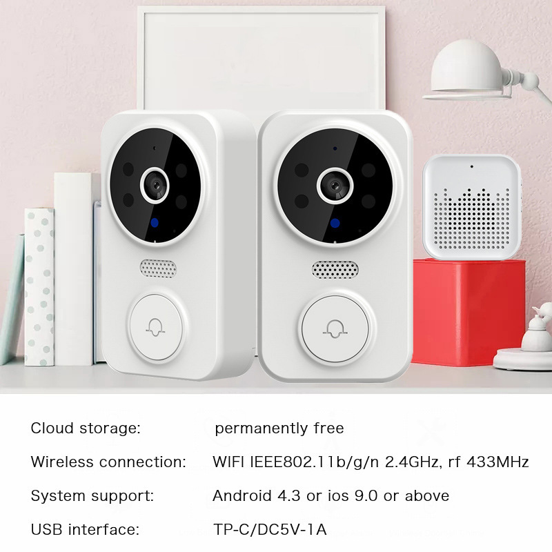 투야 와이파이 도어벨 스마트 홈 무선 전화 도어벨 카메 - Home Security Video Cameras 리뷰 및 가격