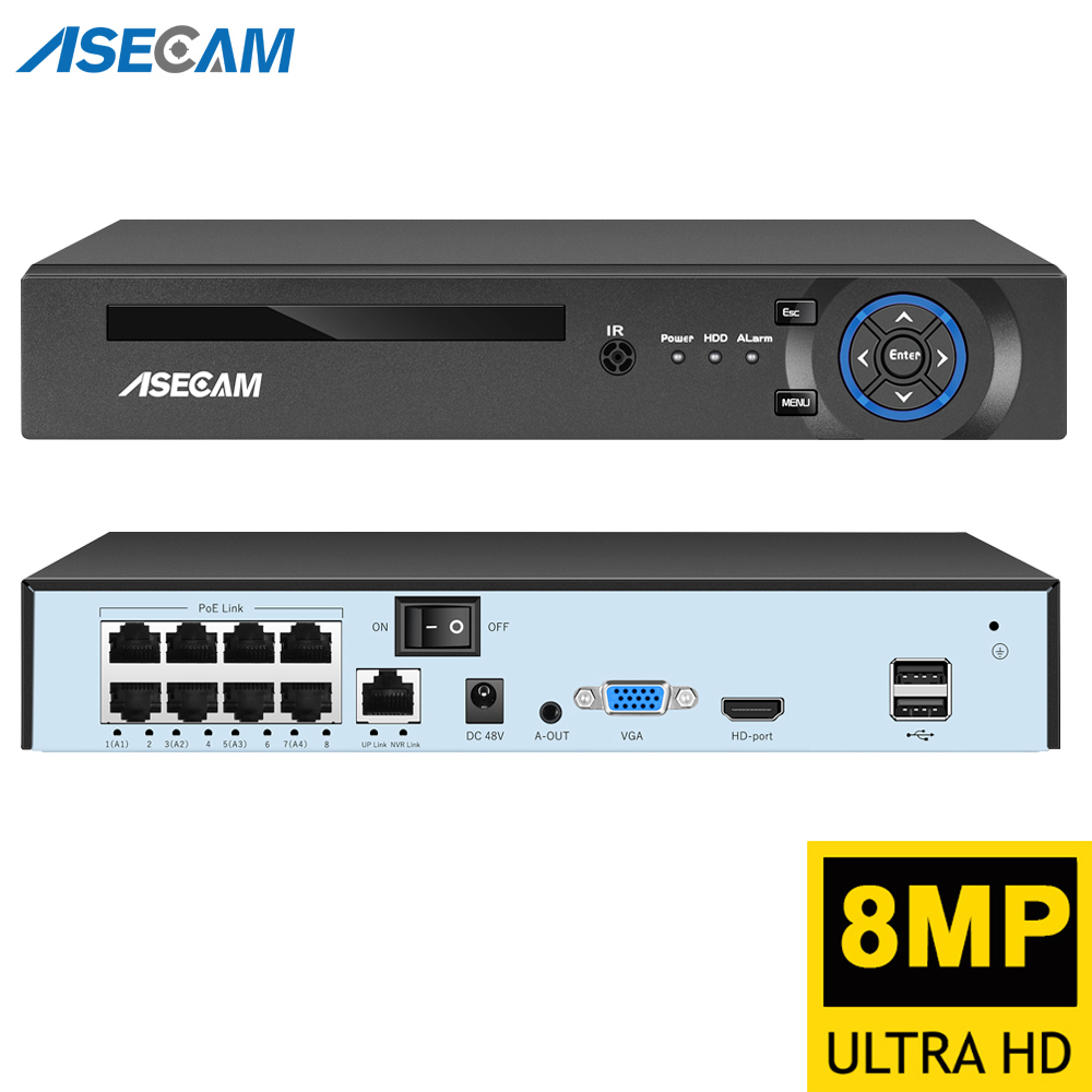 슈퍼 8MP POE NVR 비디오 레코더 오디오 IP  - Home Security And Cameras 리뷰 및 가격
