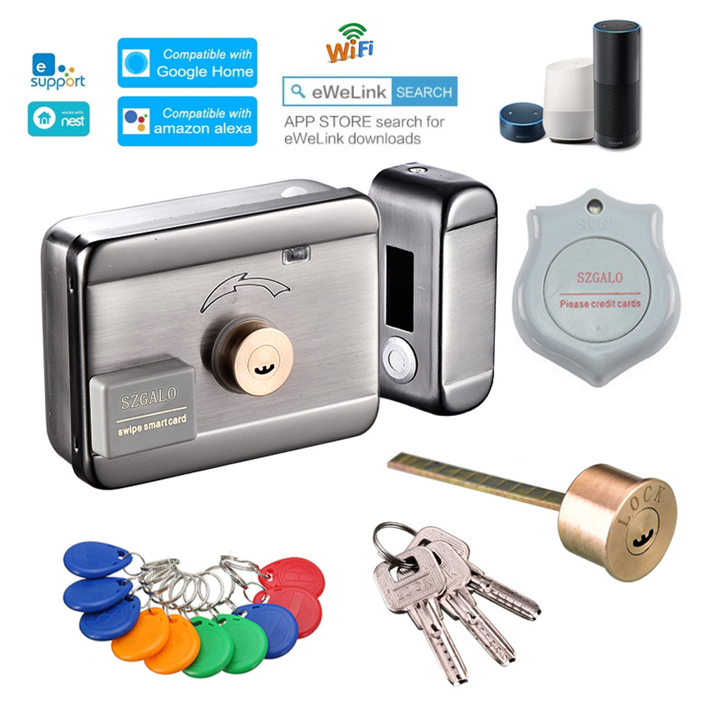 WiFi 제어 전기 잠금 게이트 잠금 액세스 제어 시스 - Home Security Ring System 리뷰 및 가격