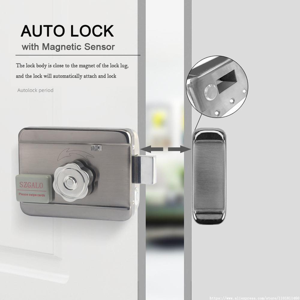 WiFi 제어 전기 잠금 게이트 잠금 액세스 제어 시스 - Home Security Ring System 리뷰 및 가격
