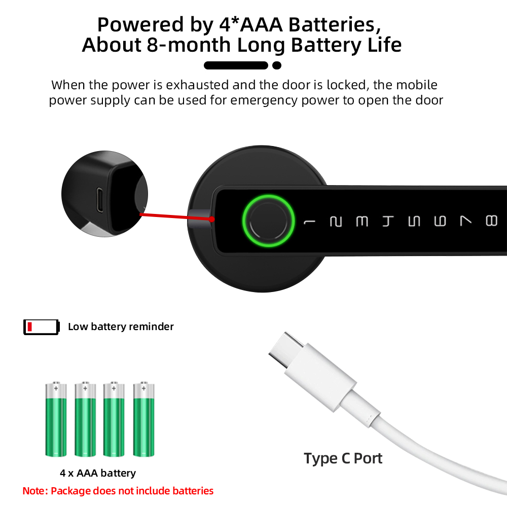 RAYKUBE M5 TT 잠금 BLE 스마트 지문 문짝 - Home Security Keypad 리뷰 및 가격