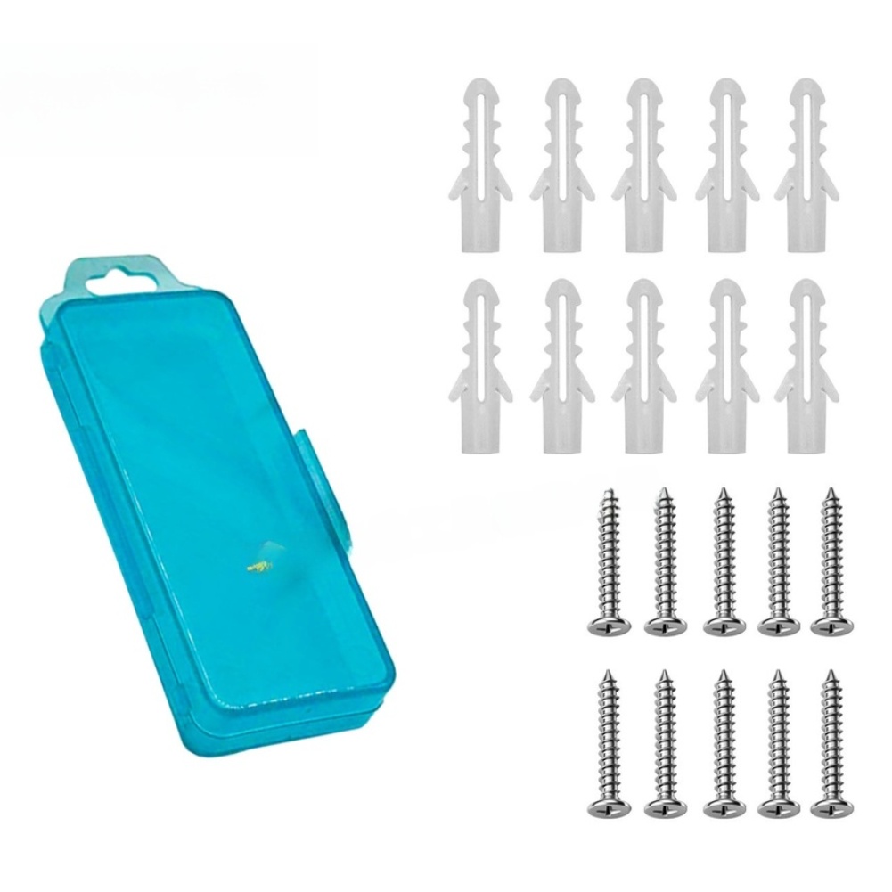 20PCS 플라스틱 확장 튜브 나사 벽 앵커 키트(가정 - Home Security Youtube 리뷰 및 가격