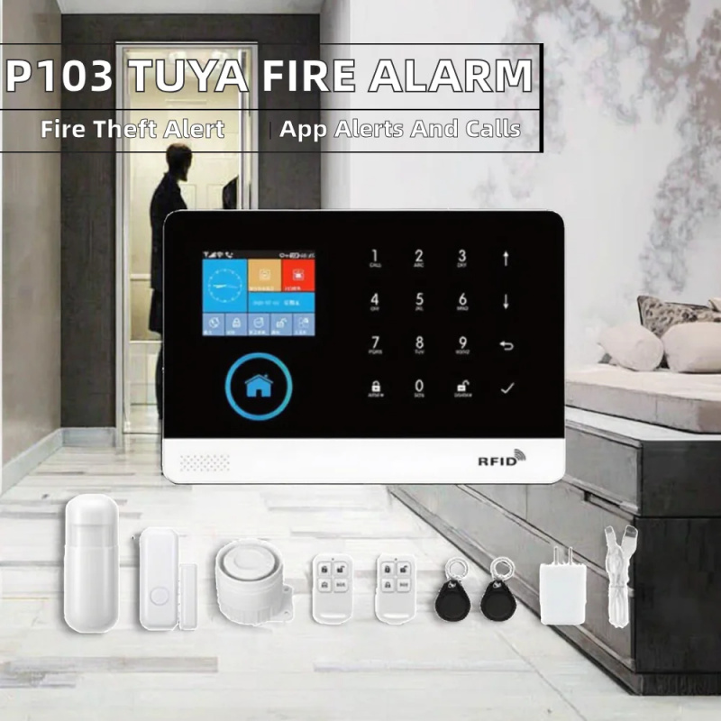 투야 스마트 홈 보안 경보 시스템 키트 ABS 소재 4 - Home Security Using Gsm 리뷰 및 가격