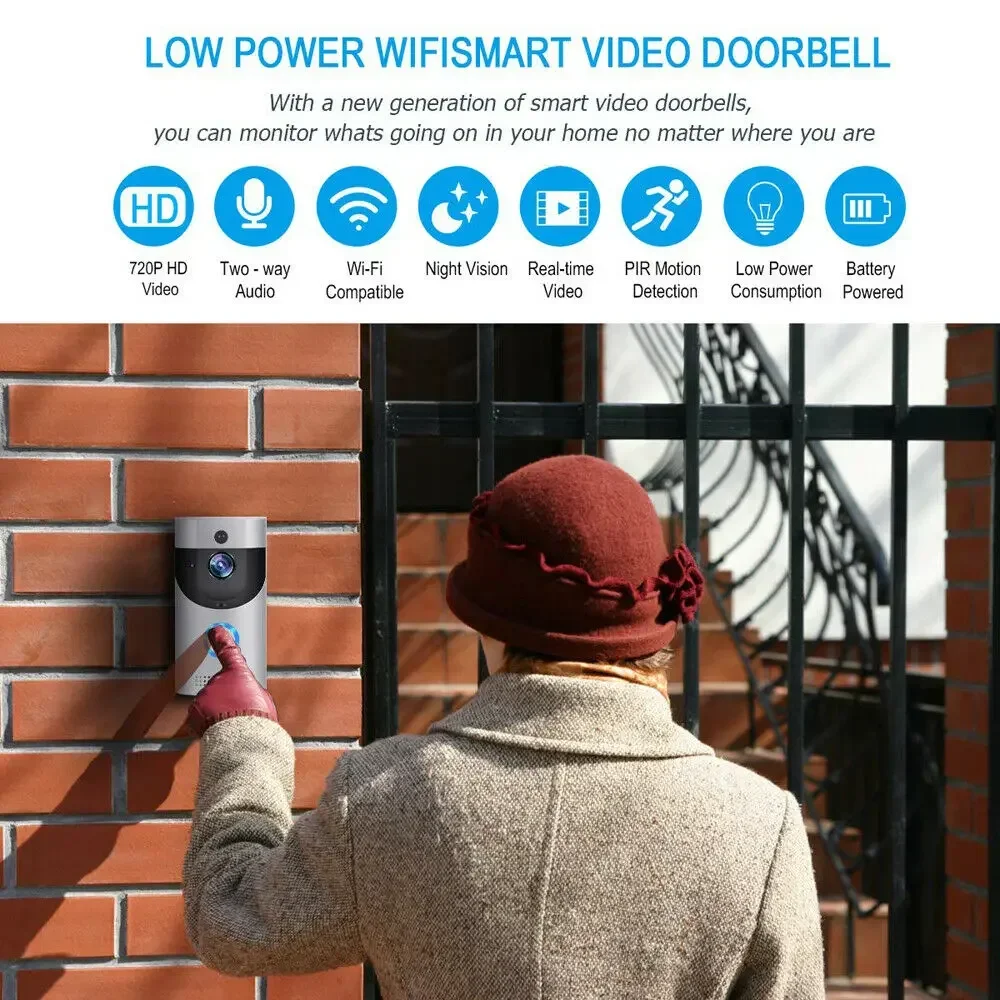 720P HD 스마트 홈 무선 WIFI 초인종 카메라  - Home Security Product 리뷰 및 가격