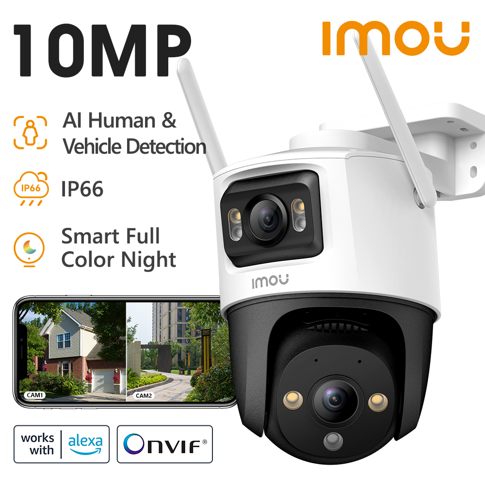 IMOU 야외 PT 보안 카메라 - 10MP 듀얼 렌즈 - Home Security And Cameras 리뷰 및 가격