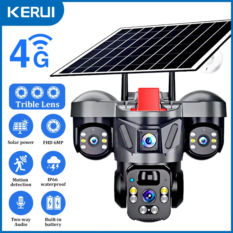 KERUI V380 Pro 야외 PTZ 6MP WIFI - Home Security Product 리뷰 및 가격