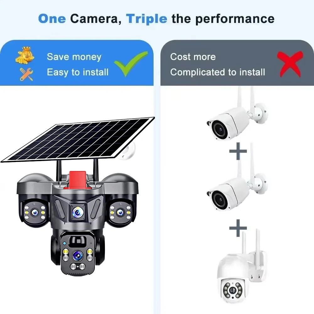 KERUI V380 Pro 야외 PTZ 6MP WIFI - Home Security Product 리뷰 및 가격