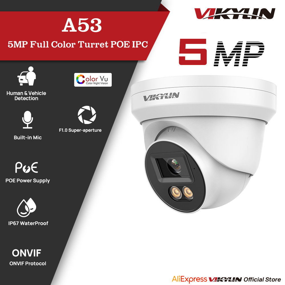 VIKYLIN 5MP IP 보안 카메라(풀 컬러 오디오 - Home Security Images 리뷰 및 가격