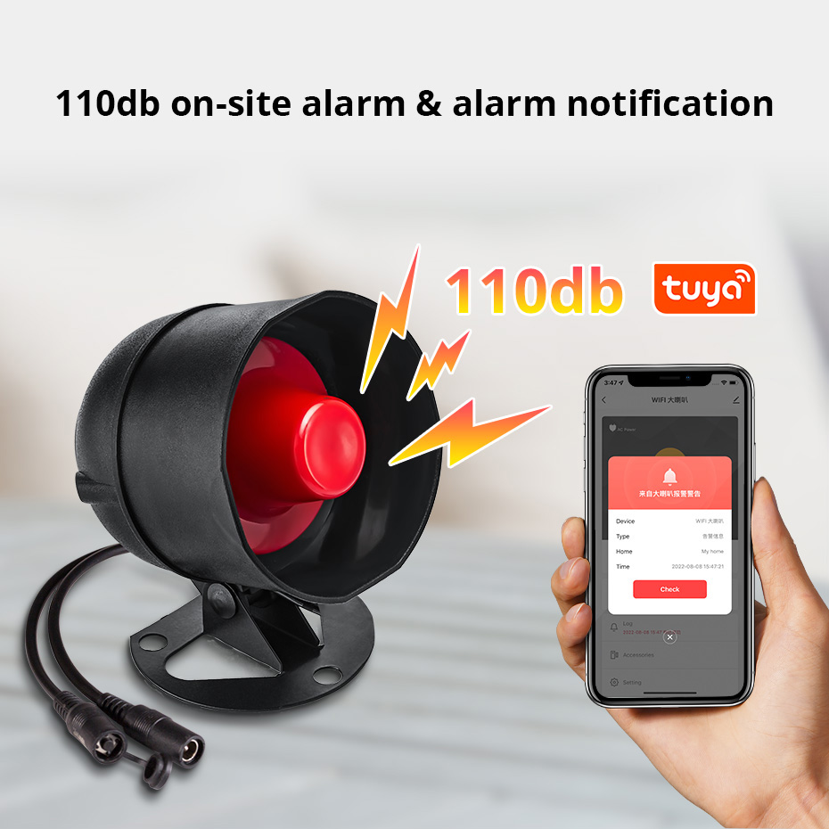 KERUI 투야 와이파이 시끄러운 스피커, 높은 데시벨 - Home Security Product 리뷰 및 가격