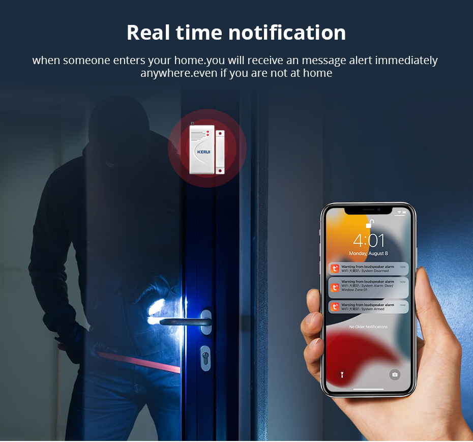 KERUI 투야 와이파이 시끄러운 스피커, 높은 데시벨 - Home Security Product 리뷰 및 가격