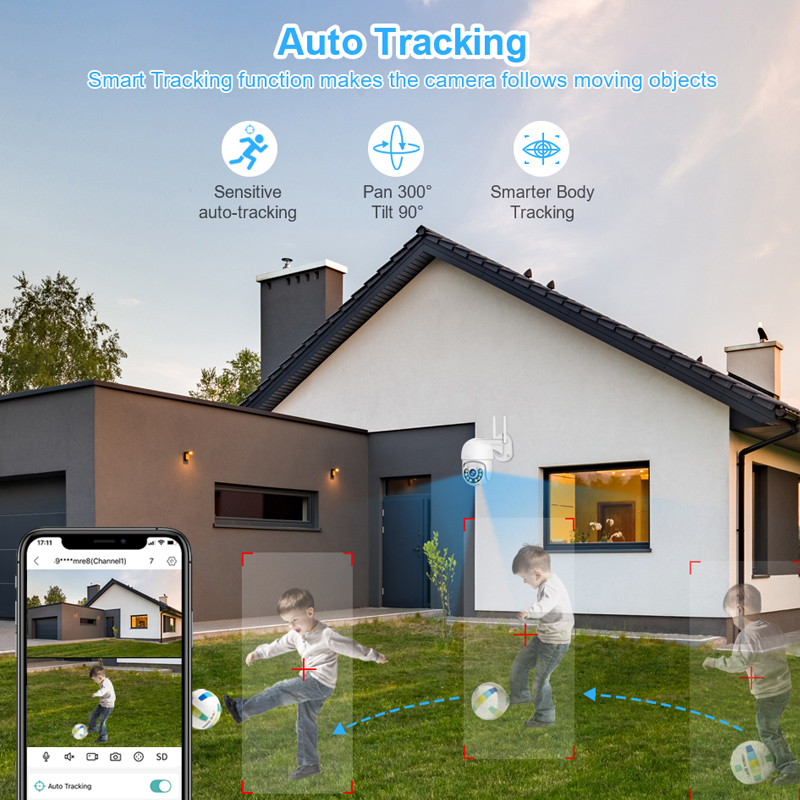 Smar 3MP 무선 CCTV 보안 카메라 시스템 PT - Home Security Video Cameras 리뷰 및 가격