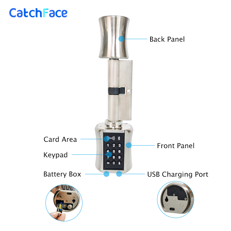 TTlock 블루투스 스마트 실린더 잠금장치 WIFI  - Home Security Keypad 리뷰 및 가격